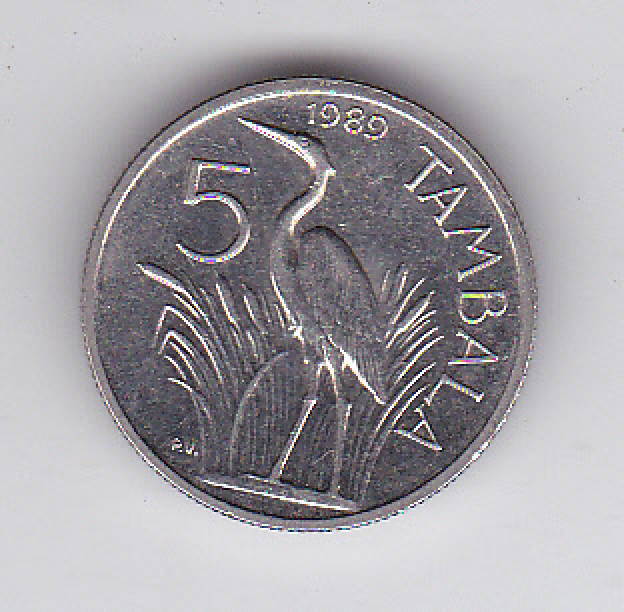 MALAWI 5 TAMBALA 1989 EF