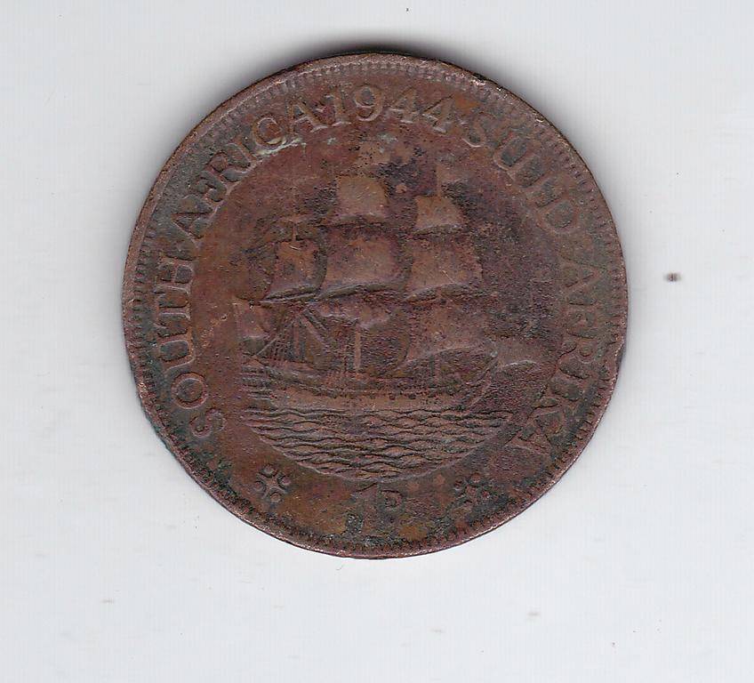 SOUTH AFRICA 1 PENNY 1944