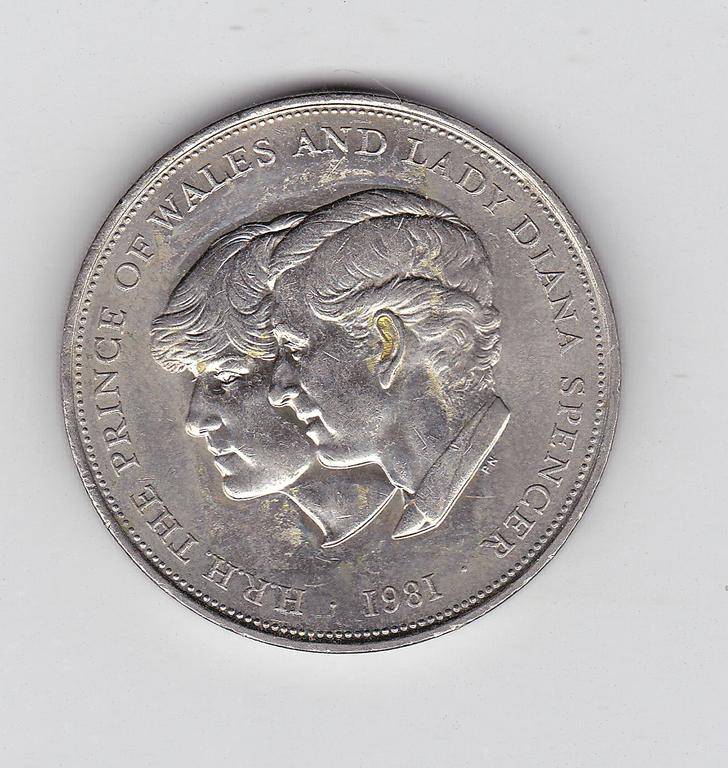 GREAT BRITAIN PRINCE CHARLES AND LADY DIANA SPENCER CROWN 1981