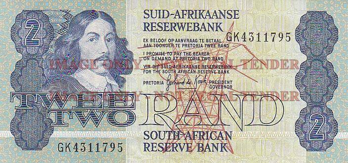 SOUTH AFRICA 2 RAND DE KOCK GK4311795 HIGH GRADE