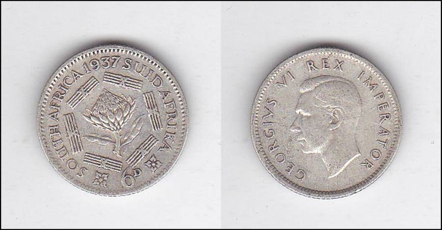 SOUTH AFRICA 6D 1937