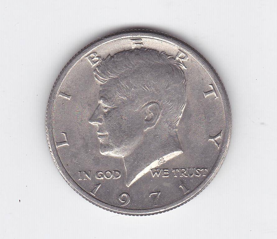 USA HALF DOLLAR KENNEDY 1971 HIGH GRADE