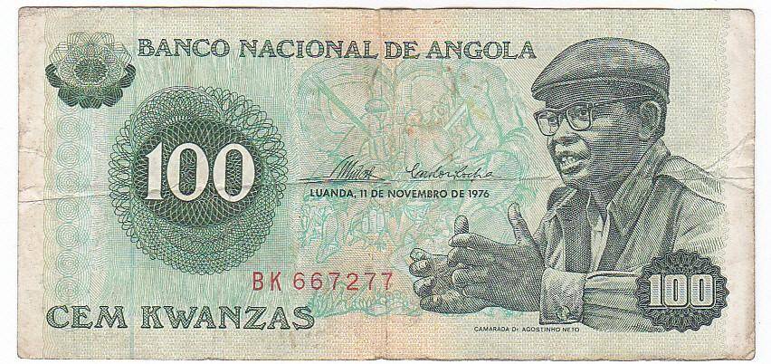 ANGOLA 100 KWANZAS 1976