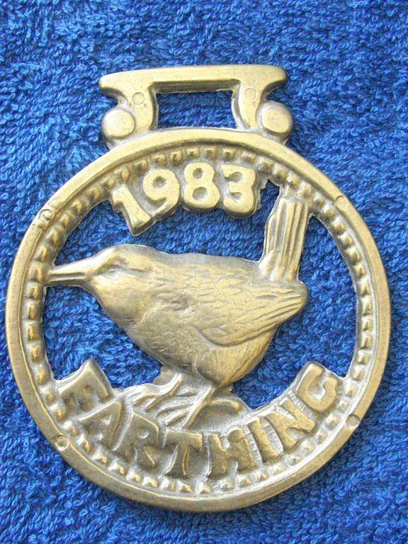 HORSE BRASS 1983 FARTHING 77 MM