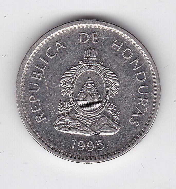 HONDURAS 50 CENTS 1995