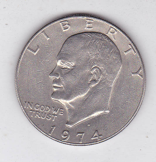 USA ONE DOLLAR 1974 EISENHOWER