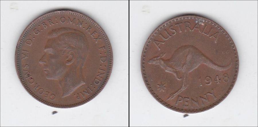 AUSTRALIA 1 PENNY 1948