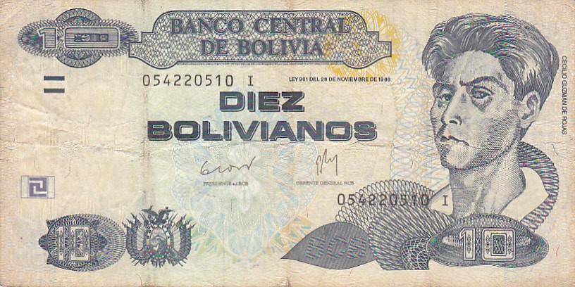 BOLIVIA 10 BOLIVIANOS