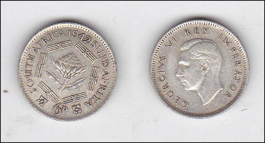 SOUTH AFRICA 6D SILVER 80%