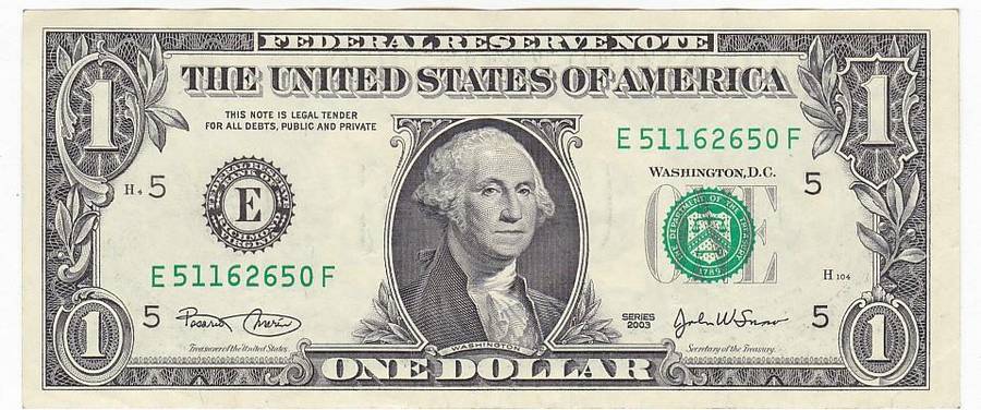 USA ONE DOLLAR SERIES 2003 E511626505F