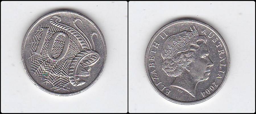 AUSTRALIA 10 CENTS 2004