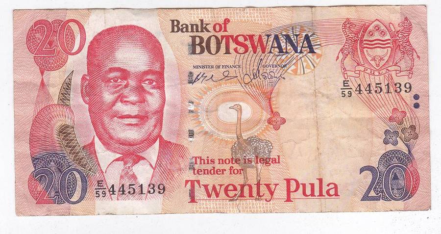 BOTSWANA 20 PULA