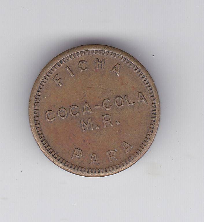 COCA COLA VENDING TOKEN FICHA PARA