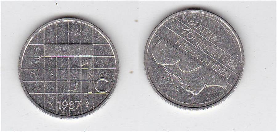 NETHERLANDS 1 GULDER 1987