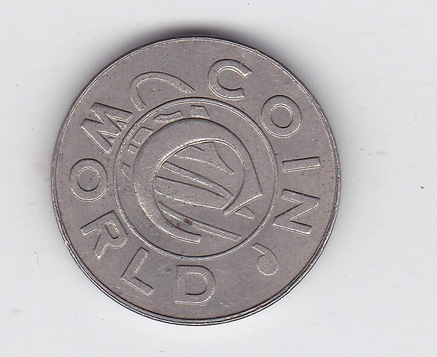COIN WORLD 1998 TOKEN LEOPARD