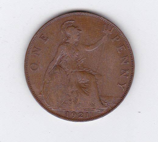 GREAT BRITAIN 1 PENNY 1921