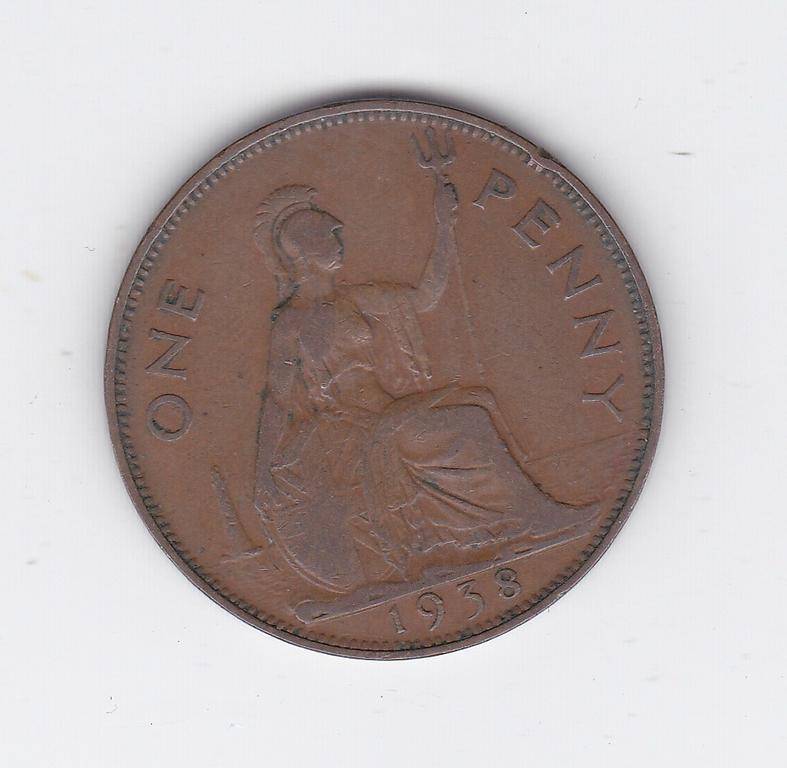 GREAT BRITAIN 1 PENNY 1938