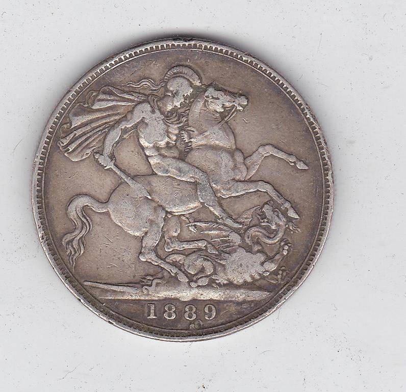 GREAT BRITAIN CROWN 1889