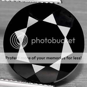 AAA 7.64Ct. Delightful Natural Black Round Spinel Gemstone - SHIPPED FROM WITHIN SA!!!