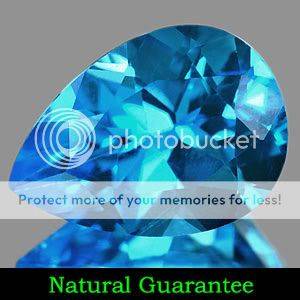 AAA 3.12Ct. Excellent Natural London Blue Topaz Gemstone - 100% Natural Earth Mined!