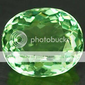 Calibrated 3.48Cts**IF***Oval Cut Natural Green Amethyst Gemstone - Exact Photo!