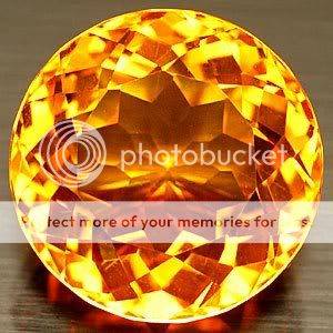 AWESOME 8.95Ct. Twinkling Natural Golden Yellow Citrine Gemstone - 100% Natural