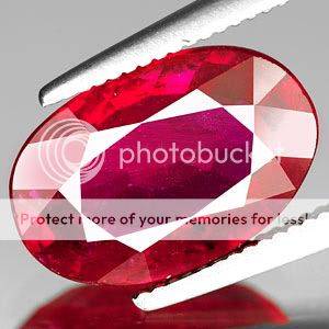 AAA 3.69Ct. Exquisite Natural Oval Red Pink Ruby Gemstone - Exact Photos taken of stone!