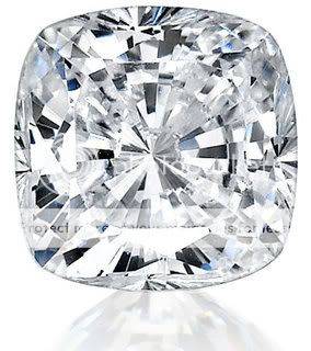 AAA 3.20 CTS (2pcs) Cushion Cut 6mm Diamond simulant Pair - SHIPPING WITHIN SOUTH AFRICA