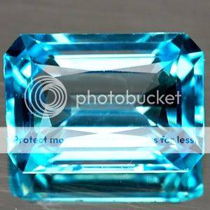 AAA 4.16 CT. TWINKLING! Octagon Cut Rich Swiss Blue Topaz Brazil - R1 No Reserve!