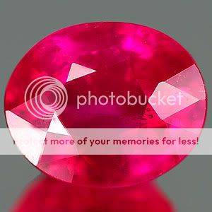 AAA 3.14Ct. 100% Natural! Oval Natural Top Blood Red Ruby - Exact Photos taken of stone!