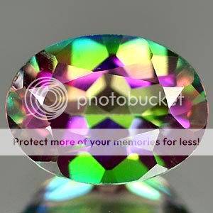 1.62 Ct. Magically Clean Natural Mystic Green Topaz Gem from Brazil - SA SHIPPING!