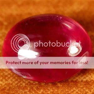 2.01 Ct. Astonishing Cabochon Cut Natural Red Ruby Gemstone - Exact Photos taken of stone!
