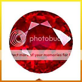 ***2.57Cts***7.50mm. TOP RED ROUND CUT NATURAL RUBY GEMSTONE - SEE ALL MY ITEMS!