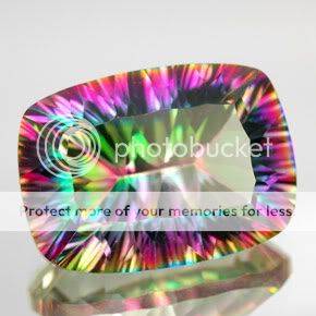 13.41ct Flawless Cushion Rainbow MYSTIC QUARTZ  - R1 NO RESERVE