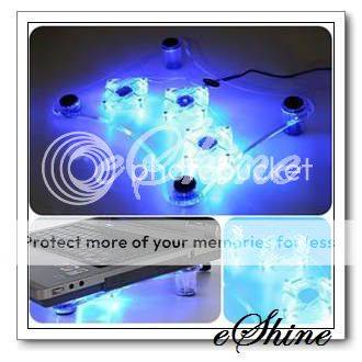 3 Fan Led USB Cooling Pad Cooler for Laptop Notebook
