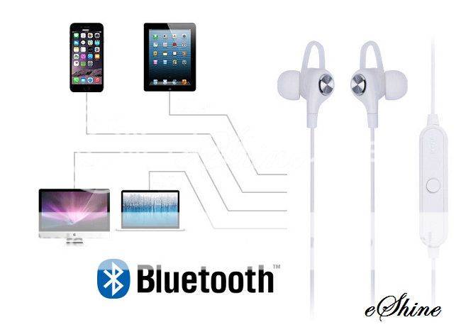 Bluetooth Wireless Headset Stereo Headphone Earphone Sport In-ear