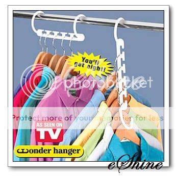 Wonder Hanger Clothes Organizer Space Saver - One Box of 8 Hangers