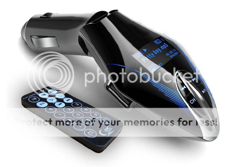 *LOCAL STOCK* COOL!!! Snake Head Car Kit MP3 Player Wireless FM Transmitter Modulator USB TF ~ BLUE