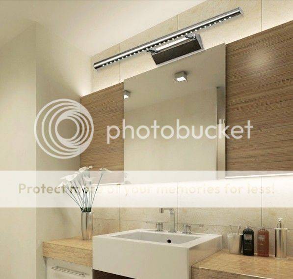 *LOCAL STOCK* 40CM Stainless Steel Energy-Save 5W LED Wall Bathroom Mirror Light Front Lamp