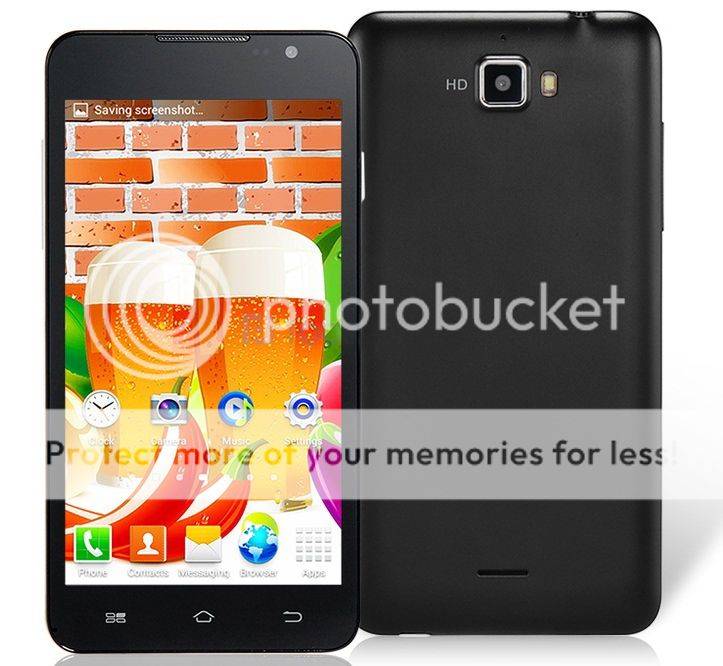 JIAKE F1W 5.0 Inch Android 4.2 Dual Core 1.2GHz 3G Smartphone Dual Cameras Bluetooth WIFI ~ BLACK