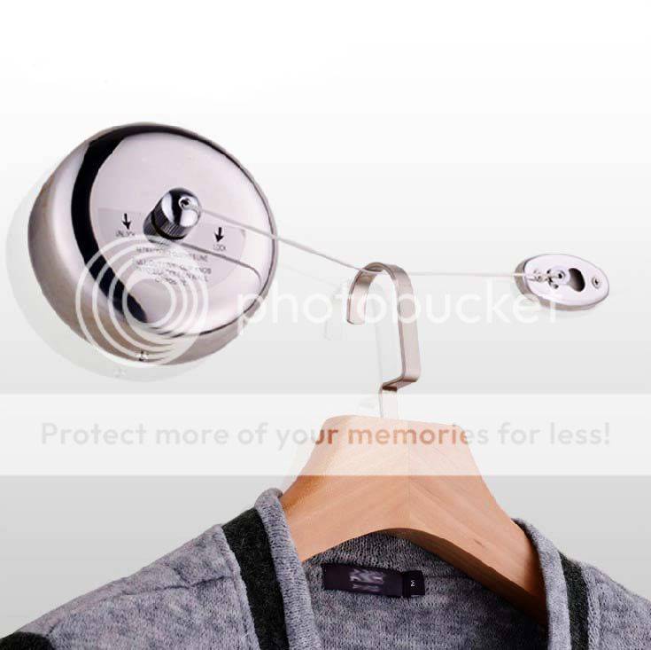 -LOCAL STOCK- Retractable Single Line Indoor Clothesline Hotel style clothes drying line