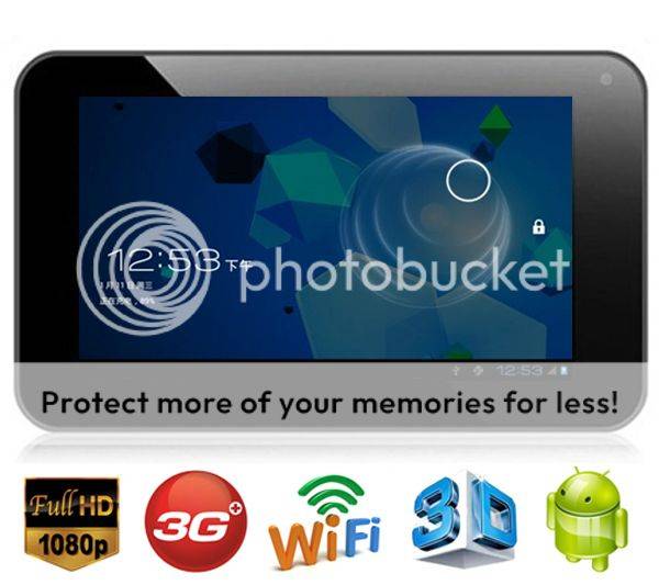 *LOCAL STOCK* Capacitive *RED* 7 Inch Google Android 4.0 Tablet PC - 3G - WIFI