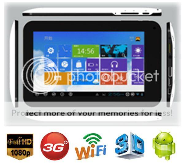 *LOCAL STOCK* Capacitive *WHITE* 7 Inch Android 4.0 Tablet - 3G - WIFI