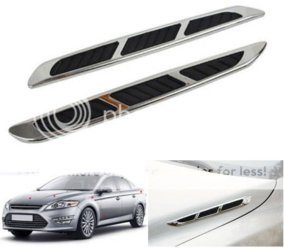 *LOCAL STOCK* Car Decorative Air Scoop Flow Fender Sticker Port Hole Side Vent