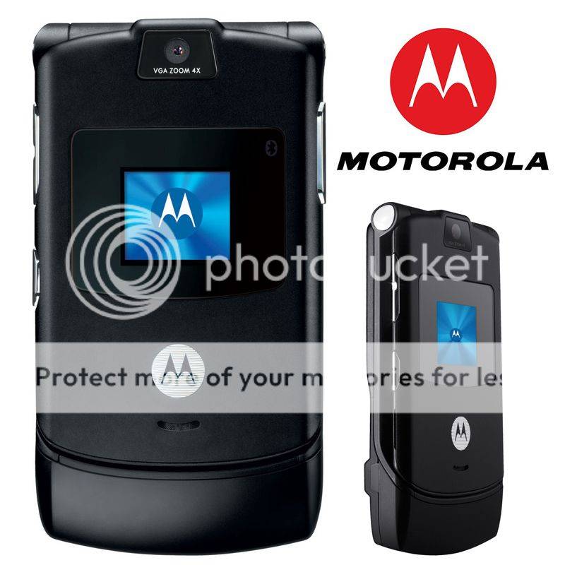 Clearance Sale !!! GENUINE Motorola RAZR V3,UNLOCKED Cellphone~Color Black