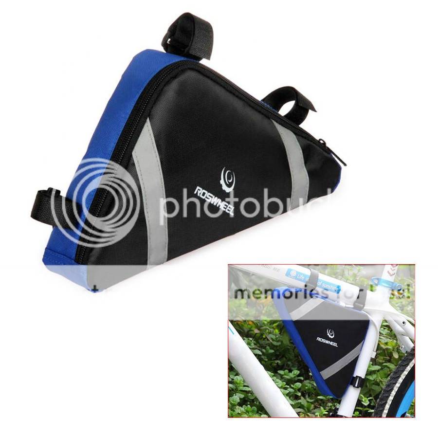 *LOCAL STOCK* ROSWHEEL Tripod Cycling Tools Kit Bag Bicycle Tube Pannier Bike Triangle Pouch