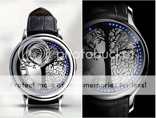 *LOCAL STOCK* New Release Touch Display LED Watch with Genuine Leather Wristband - 24Hr Delivery