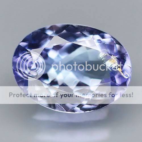 1.17ct- RAVISHING AND RARE Oval Violetish Blue TANZANITE