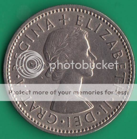 *** GREAT BRITAIN 1962 ONE SHILLING  ***                          SUN349