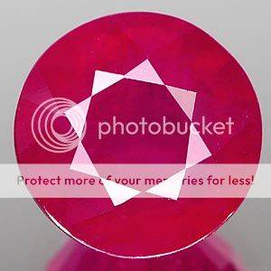 STUNNING 2.74Ct. 7.7mm Round Cut Ruby Gemstone - Exact Photos!